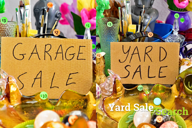 difference between garage sale and yard sale, garage sale vs yard sale, is there a difference between a yard sale and a garage sale, yard sale vs garage sale, garage sales, yard sales