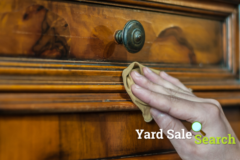 yard sale tips, find antiques at yard sales, restore antique found at a yard sale, turn antiquing into a business, yard sale tips and tricks